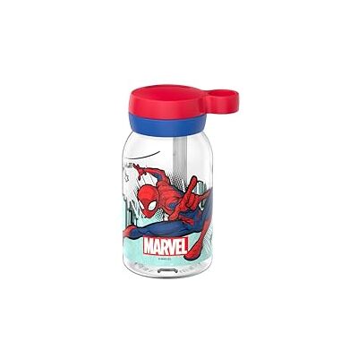 Mepal Butelka z Słomką Campus Zakrętka z Uchwytem Higieniczne Zamknięcie Butelka na wodę ze słomką Szczelny i Można Myć w Zmywarce 450 ml Spiderman Mepal Butelka z Słomką Campus Zakrętka z Uchwytem Higieniczne Zamknięcie Butelka na wodę ze słomką Szczelny i Można Myć w Zmywarce 450 ml Spiderman