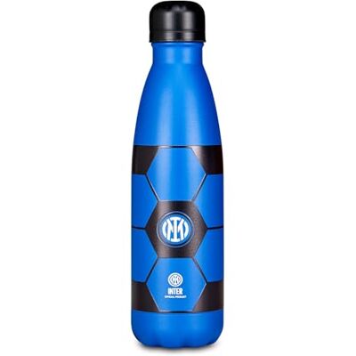 Seven Butelka z izolacją wewnątrz, niebieska, 500 ml, stal nierdzewna, wolna od BPA, utrzymująca ciepło 12 h reddo 24 h, szkoła, podróże, sport, dzieci, młodzież, dorosły, piłka nożna, oficjalny Seven Butelka z izolacją wewnątrz, niebieska, 500 ml, stal nierdzewna, wolna od BPA, utrzymująca ciepło 12 h reddo 24 h, szkoła, podróże, sport, dzieci, młodzież, dorosły, piłka nożna, oficjalny