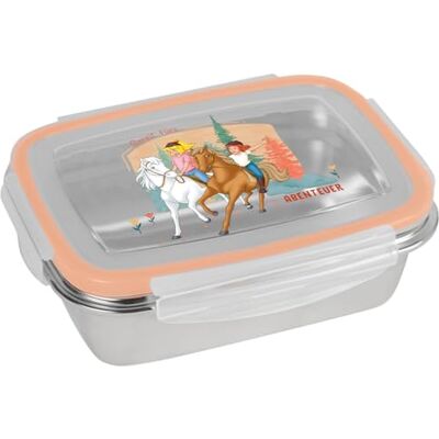 Gedalabels Pudełko śniadaniowe Bibi & Tina Abenteuer 850 ml stal nierdzewna pudełko na lunch konie hermetyczne nadaje się do kontaktu z żywnością Gedalabels Pudełko śniadaniowe Bibi & Tina Abenteuer 850 ml stal nierdzewna pudełko na lunch konie hermetyczne nadaje się do kontaktu z żywnością