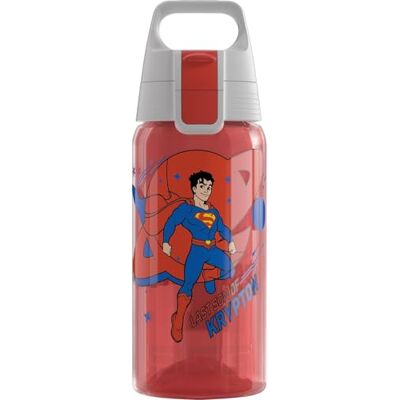 Sigg Butelka do picia dla dzieci Viva One Disney Superman Nadaje się do napojów gazowanych Szczelna Nadaje się do mycia w zmywarce nie zawiera BPA Sport i szkoła czerwona 0,5 l Sigg Butelka do picia dla dzieci Viva One Disney Superman Nadaje się do napojów gazowanych Szczelna Nadaje się do mycia w zmywarce nie zawiera BPA Sport i szkoła czerwona 0,5 l