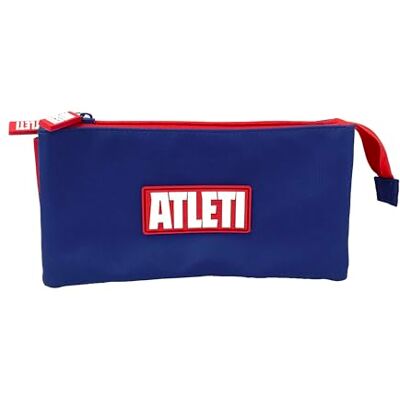 PT91-03ATL CyP Brands Atletico Madrid, piórnik, materiał szkolny, niebieski, oficjalny produkt, Niebieski, Estandar PT91-03ATL CyP Brands Atletico Madrid, piórnik, materiał szkolny, niebieski, oficjalny produkt, Niebieski, Estandar