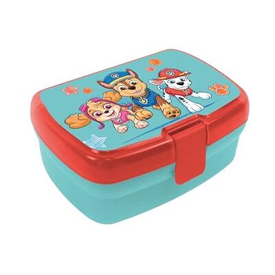 p:os 35415 Pojemnik na lunch dla dzieci Paw Patrol z jedną przegrodą, plastikowy pojemnik na lunch z zamknięciem na klips, pojemnik na przekąski do przedszkola, szkoły i na czas wolny p:os 35415 Pojemnik na lunch dla dzieci Paw Patrol z jedną przegrodą, plastikowy pojemnik na lunch z zamknięciem na klips, pojemnik na przekąski do przedszkola, szkoły i na czas wolny