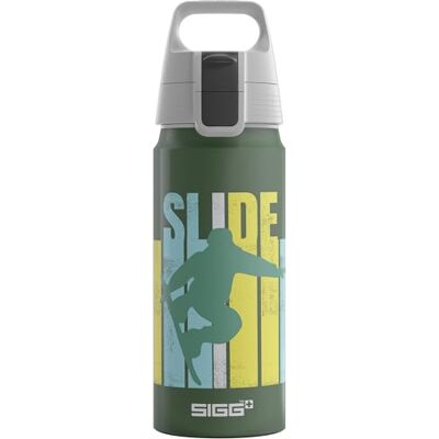 6183.00 Sigg Aluminiowa butelka do picia dla dzieci – nadaje się do napojów gazowanych – szczelna – lekka jak piórko – nie zawiera BPA – do uprawiania sportu i szkoły – zielona, 0,6 l 6183.00 Sigg Aluminiowa butelka do picia dla dzieci – nadaje się do napojów gazowanych – szczelna – lekka jak piórko – nie zawiera BPA – do uprawiania sportu i szkoły – zielona, 0,6 l