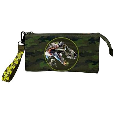 PT60-03JW CYPBRANDS CyP Brands-Jurassic World, potrójne etui, piórnik, przybory szkolne, etui, unisex, zielony, oficjalny produkt, Zielony, M PT60-03JW CYPBRANDS CyP Brands-Jurassic World, potrójne etui, piórnik, przybory szkolne, etui, unisex, zielony, oficjalny produkt, Zielony, M