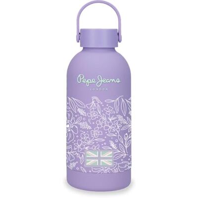 6063145 Pepe Jeans Abbey Butelka ze stali nierdzewnej różowa 6,5x18,5x6,5 cm Stal nierdzewna firmy Joumma Bags, Różowy kolor, Talla única, Butelka ze stali nierdzewnej 6063145 Pepe Jeans Abbey Butelka ze stali nierdzewnej różowa 6,5x18,5x6,5 cm Stal nierdzewna firmy Joumma Bags, Różowy kolor, Talla única, Butelka ze stali nierdzewnej
