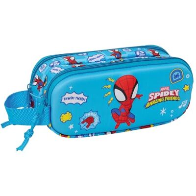 822699512 M512 SPIDEY – podwójny piórnik 3D, piórnik dla dzieci, idealny dla dzieci w wieku szkolnym, wygodny i wszechstronny, jakość i odporność, 21 x 6 x 8 cm 822699512 M512 SPIDEY – podwójny piórnik 3D, piórnik dla dzieci, idealny dla dzieci w wieku szkolnym, wygodny i wszechstronny, jakość i odporność, 21 x 6 x 8 cm