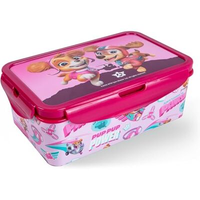 p:os PAW Patrol Skye pudełko śniadaniowe dla dzieci, 1,1 l, z przegródkami Przegródki i zamknięcie na klips z uszczelką, w kolorze różowym – pudełko na lunch i pudełko na lunch do przedszkola i szkoły p:os PAW Patrol Skye pudełko śniadaniowe dla dzieci, 1,1 l, z przegródkami Przegródki i zamknięcie na klips z uszczelką, w kolorze różowym – pudełko na lunch i pudełko na lunch do przedszkola i szkoły