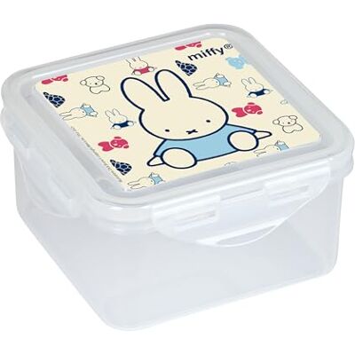 312590916 M916 Safta MIFFY BUDDY pudełko na lunch, pojemnik na lunch, pojemnik na jedzenie, jakość i maksymalna wytrzymałość, rekreacja, 13 x 13 x 7,5, pastelowy beż, M, Casual 312590916 M916 Safta MIFFY BUDDY pudełko na lunch, pojemnik na lunch, pojemnik na jedzenie, jakość i maksymalna wytrzymałość, rekreacja, 13 x 13 x 7,5, pastelowy beż, M, Casual