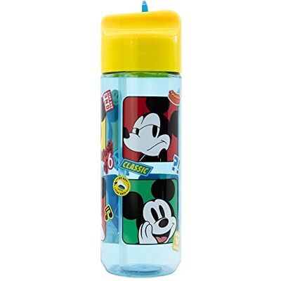 Stor Oryginalna butelka Disney Mickey 540 ml w Ecozen dla dzieci, zmywalna i wielokrotnego użytku z odkręcaną nasadką i wylewką zapobiegającą rozpryskiwaniu Stor Oryginalna butelka Disney Mickey 540 ml w Ecozen dla dzieci, zmywalna i wielokrotnego użytku z odkręcaną nasadką i wylewką zapobiegającą rozpryskiwaniu