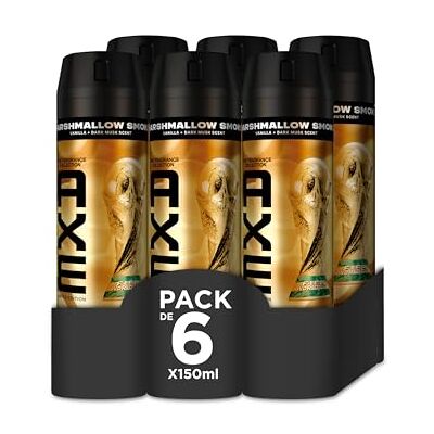 AXE Marshmellow Smoke Collection dezodorant w sprayu 150 ML x 6 AXE Marshmellow Smoke Collection dezodorant w sprayu 150 ML x 6