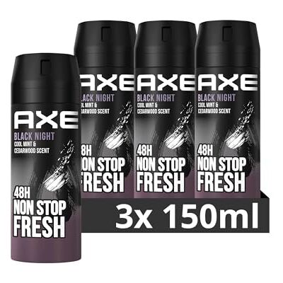 AXE Black Night Dezodorant, 3 x 150 ml AXE Black Night Dezodorant, 3 x 150 ml