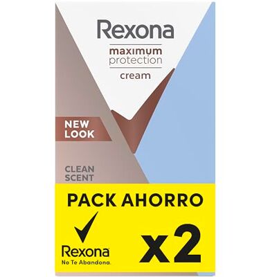 Rexona Maximum Protection Dezodorant, 45 ml x 2 sztuki Rexona Maximum Protection Dezodorant, 45 ml x 2 sztuki