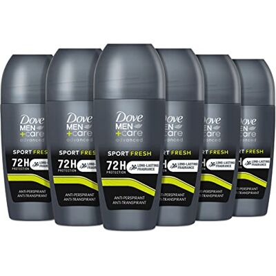 Dove Men+Care Dove Men + Care Advanced Dezodorant, 6 x 50 ml Dove Men+Care Dove Men + Care Advanced Dezodorant, 6 x 50 ml