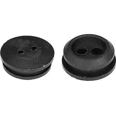 cyclingcolors 2x przegroda do uniwersalnego przejścia Ø5mm czarna guma Durite Kabel Wąż Kosiarka Kosiarka Kosiarka Korek paliwowy, Ø26,5 mm 2 otwory cyclingcolors 2x przegroda do uniwersalnego przejścia Ø5mm czarna guma Durite Kabel Wąż Kosiarka Kosiarka Kosiarka Korek paliwowy, Ø26,5 mm 2 otwory