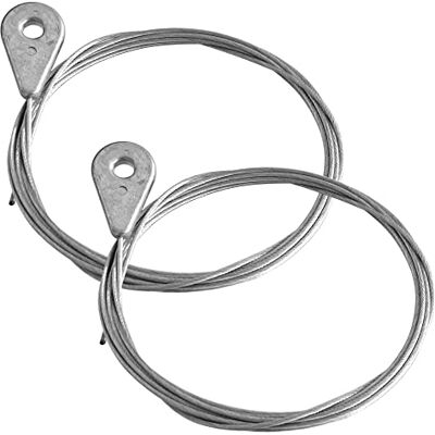 cyclingcolors 2x Elastyczny kabel kosiarka 1,5 mm 2,5 m z głowicą oczka Ø6,5 mm motobultura ciągnik sterujący przepustnicą cyclingcolors 2x Elastyczny kabel kosiarka 1,5 mm 2,5 m z głowicą oczka Ø6,5 mm motobultura ciągnik sterujący przepustnicą
