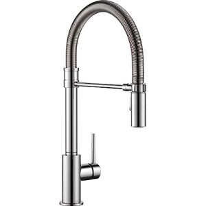 9659-DST Delta Faucet Trinsic Pro bateria kuchenna w stylu komercyjnym, chrom, chromowane baterie kuchenne z wyciąganym opryskiwaczem, bateria do zlewu kuchennego, bateria do zlewu kuchennego z magnetycznym 9659-DST Delta Faucet Trinsic Pro bateria kuchenna w stylu komercyjnym, chrom, chromowane baterie kuchenne z wyciąganym opryskiwaczem, bateria do zlewu kuchennego, bateria do zlewu kuchennego z magnetycznym