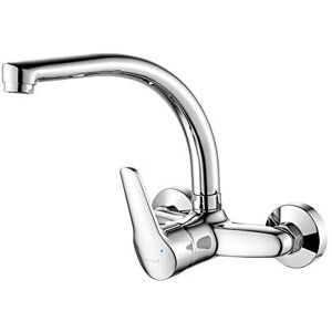 Ibergrif Rome, Kran kuchenny ścienny, Stuknij do zlewu Monomando, Chrome Ibergrif Rome, Kran kuchenny ścienny, Stuknij do zlewu Monomando, Chrome
