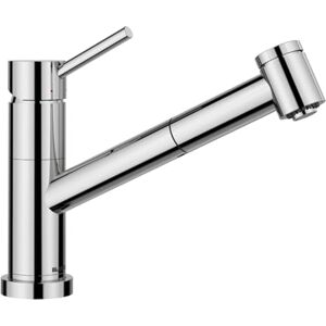 Blanco KANO-S-F Vario armatura kuchenna chromowana, wysokie ciśnienie, z wyciąganym wężem, montaż na oknie, ceramiczny wkład z regulowanym strumieniem Blanco KANO-S-F Vario armatura kuchenna chromowana, wysokie ciśnienie, z wyciąganym wężem, montaż na oknie, ceramiczny wkład z regulowanym strumieniem