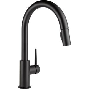 9159-BL-DST Delta Faucet Trinsic czarny matowy kran kuchenny, baterie kuchenne z opryskiwaczem wyciąganym, bateria do zlewu kuchennego, bateria do zlewu kuchennego, magnetyczna głowica natryskowa, czarny matowy 9159-BL-DST Delta Faucet Trinsic czarny matowy kran kuchenny, baterie kuchenne z opryskiwaczem wyciąganym, bateria do zlewu kuchennego, bateria do zlewu kuchennego, magnetyczna głowica natryskowa, czarny matowy