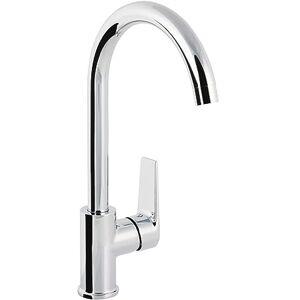 Sanitop-Wingenroth Bateria zlewozmywakowa Kiana z wysoką wylewką i ceramicznym wkładem, jednouchwytowa bateria z mosiądzu, armatura do zlewozmywaka kuchennego, chromowana, 788144 Sanitop-Wingenroth Bateria zlewozmywakowa Kiana z wysoką wylewką i ceramicznym wkładem, jednouchwytowa bateria z mosiądzu, armatura do zlewozmywaka kuchennego, chromowana, 788144
