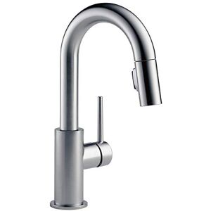 DELTA Faucet 9959-AR-DST Trinsic pojedynczy uchwyt bar/kran przygotowujący z magnetycznym dokowaniem, stal arktyczna DELTA Faucet 9959-AR-DST Trinsic pojedynczy uchwyt bar/kran przygotowujący z magnetycznym dokowaniem, stal arktyczna