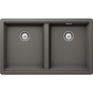Schock Zlewozmywak kuchenny Galaxy 2 wanny z funkcjonalną krawędzią na akcesoria, materiał Cristadur, Silverstone, 750 x 456 mm Schock Zlewozmywak kuchenny Galaxy 2 wanny z funkcjonalną krawędzią na akcesoria, materiał Cristadur, Silverstone, 750 x 456 mm