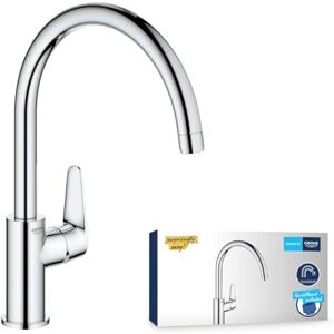 Grohe StartCurve 31554001 armatura kuchenna (kran do kuchni, zakres obrotu 360°, oszczędność wody dzięki zmiennemu ograniczeniu ilości, montaż zlewu bez użycia narzędzi), chrom, Grohe StartCurve 31554001 armatura kuchenna (kran do kuchni, zakres obrotu 360°, oszczędność wody dzięki zmiennemu ograniczeniu ilości, montaż zlewu bez użycia narzędzi), chrom,