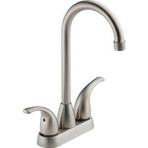 Peerless Tunbridge 2-Handle Bar-Prep Kitchen Sink Faucet, Stainless P288LF-SS Peerless Tunbridge 2-Handle Bar-Prep Kitchen Sink Faucet, Stainless P288LF-SS