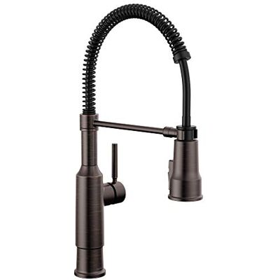 DELTA Faucet Theodora Single-Handle Commercial Style Kitchen Sink Faucet with Pull Down Sprayer and Magnetic Docking Spray Head, Venetian Bronze 18804Z-RB-DST DELTA Faucet Theodora Single-Handle Commercial Style Kitchen Sink Faucet with Pull Down Sprayer and Magnetic Docking Spray Head, Venetian Bronze 18804Z-RB-DST