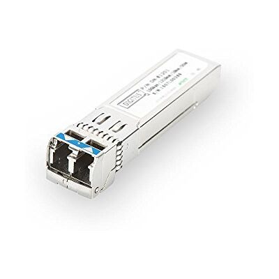 Digitus Uniwersalny moduł SFP+ 10 Gbit/s Mini GBIC do światłowodu jednomodowego LC Duplex długość fali 1310 nm zasięg 10 km Plug & Play Digitus Uniwersalny moduł SFP+ 10 Gbit/s Mini GBIC do światłowodu jednomodowego LC Duplex długość fali 1310 nm zasięg 10 km Plug & Play