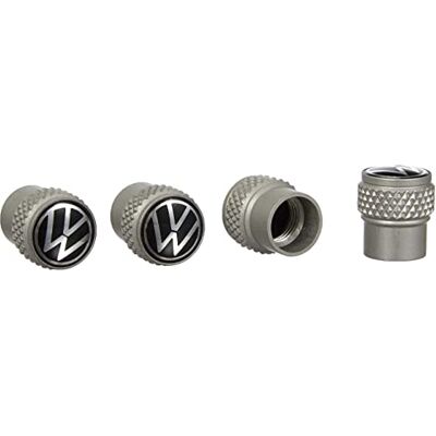 Volkswagen 000071215E Aluminium zawór nakrętki VW Logo - Zawór nakrętki Volkswagen 000071215E Aluminium zawór nakrętki VW Logo - Zawór nakrętki
