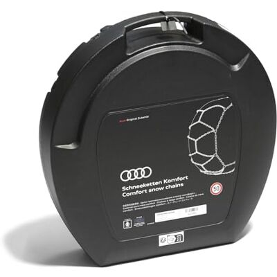 Audi Łańcuchy śniegowe, kompatybilne z oponami 215/65 R17, 225/60 R17, 235/55 R17, 225/50 R18, 225/55 R18, 235/45 R19, nr referencyjny 4K8091387B Audi Łańcuchy śniegowe, kompatybilne z oponami 215/65 R17, 225/60 R17, 235/55 R17, 225/50 R18, 225/55 R18, 235/45 R19, nr referencyjny 4K8091387B