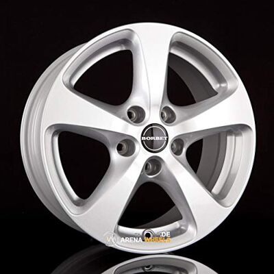 Borbet CC crystal silver 8,5x18 ET40 5.00x114 Hub Bore 60.10 mm aluminiowe obręcze kół Borbet CC crystal silver 8,5x18 ET40 5.00x114 Hub Bore 60.10 mm aluminiowe obręcze kół