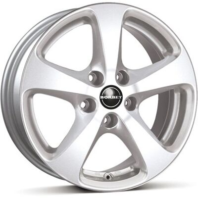 Borbet CC crystal silver 8x17 ET20 5.00x120 Hub Bore 72.50 mm aluminiowe obręcze kół Borbet CC crystal silver 8x17 ET20 5.00x120 Hub Bore 72.50 mm aluminiowe obręcze kół