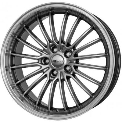 Brock B24GP 8,5 x 19 ET 32 koło śrubowe 5 x 110 centrujące piasty 65.1 580070822, chromowany srebrny róg polerowany Brock B24GP 8,5 x 19 ET 32 koło śrubowe 5 x 110 centrujące piasty 65.1 580070822, chromowany srebrny róg polerowany