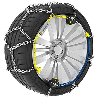 Michelin 008467 Łańcuchy śniegowe z instrukcją montażu z opakowaniem do przechowywania z rękawicami ochronnymi Michelin 008467 Łańcuchy śniegowe z instrukcją montażu z opakowaniem do przechowywania z rękawicami ochronnymi