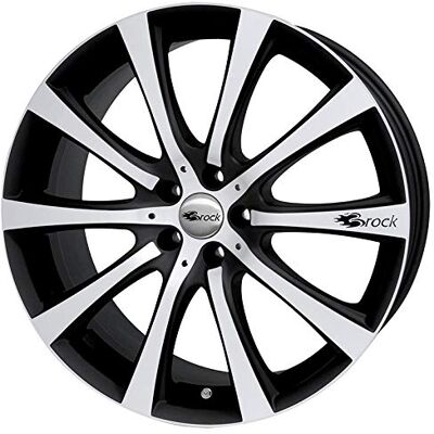 Brock B21 czarny matowy przód polerowany 7,5x17 ET 47 5x114.00 Hub Bore 72.60 aluminiowe obręcze kół Brock B21 czarny matowy przód polerowany 7,5x17 ET 47 5x114.00 Hub Bore 72.60 aluminiowe obręcze kół