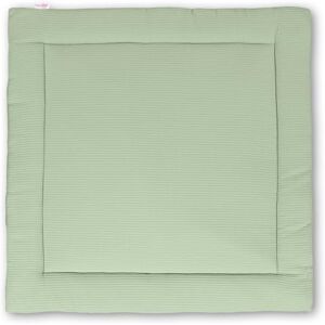 babybay Koc do raczkowania 120 x 120 cm pika waflowa, jadeitowa zieleń babybay Koc do raczkowania 120 x 120 cm pika waflowa, jadeitowa zieleń