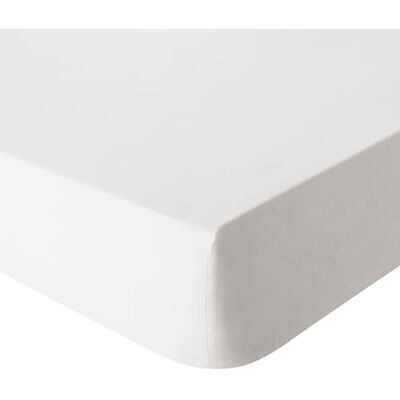 ESSIX Prześcieradło z gumką z pranego perkalu bawełnianego, delikatne, 140 x 200 cm, ESSIX Prześcieradło z gumką z pranego perkalu bawełnianego, delikatne, 140 x 200 cm,