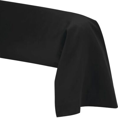 Le linge de Jules Poszewka na poduszkę 45 x 185 cm czarna 100% bawełna 57 nitek Le linge de Jules Poszewka na poduszkę 45 x 185 cm czarna 100% bawełna 57 nitek