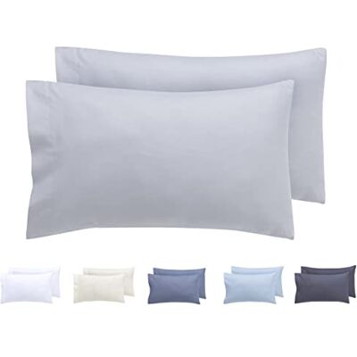 Todocama - Zestaw 2 poszewek na poduszkę - Mikrofibra, Hipoalergiczne, 30x50cm Todocama - Zestaw 2 poszewek na poduszkę - Mikrofibra, Hipoalergiczne, 30x50cm