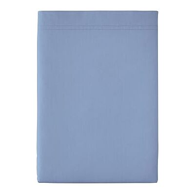 ESSIX Płaskie prześcieradło z perkalu bawełnianego, pierwsze, Olympus Blue, 180x290 cm, ESSIX Płaskie prześcieradło z perkalu bawełnianego, pierwsze, Olympus Blue, 180x290 cm,