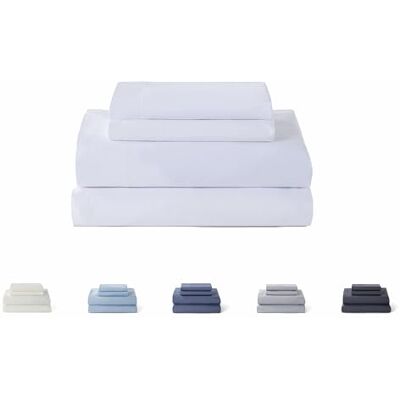 Todocama 4-częściowy zestaw pościeli 5003 prześcieradło z gumką blat dwie poszewki na poduszki 50x80cm. (łóżko 135 x 190/200 cm, biały) Todocama 4-częściowy zestaw pościeli 5003 prześcieradło z gumką blat dwie poszewki na poduszki 50x80cm. (łóżko 135 x 190/200 cm, biały)