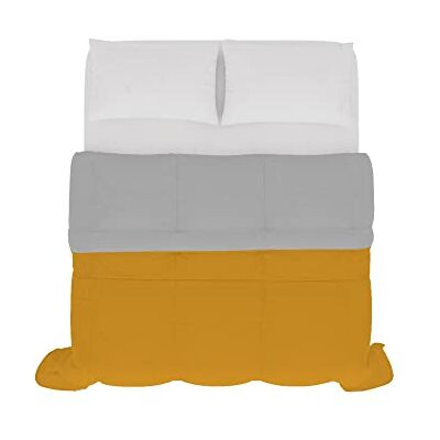Italian Bed Linen Dwukolorowa kołdra letnia SOGNI E CAPRICCI, ochra/jasnoszary 250x200 cm Italian Bed Linen Dwukolorowa kołdra letnia SOGNI E CAPRICCI, ochra/jasnoszary 250x200 cm