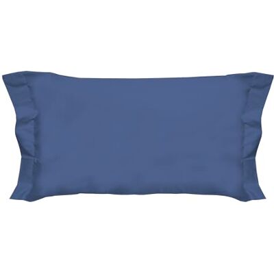 PENSIERI DELICATI Para poszewek na poduszkę 52 x 82 cm z wykończeniem dwóch lotek w jednolitym kolorze, wykonana w 100% z bawełny, wyprodukowano we Włoszech, kolor granatowy PENSIERI DELICATI Para poszewek na poduszkę 52 x 82 cm z wykończeniem dwóch lotek w jednolitym kolorze, wykonana w 100% z bawełny, wyprodukowano we Włoszech, kolor granatowy
