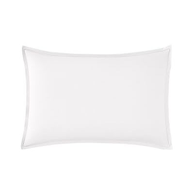 ESSIX Poszewka na poduszkę z perkalu bawełnianego, pierwsza, biała, 50x70 cm, ESSIX Poszewka na poduszkę z perkalu bawełnianego, pierwsza, biała, 50x70 cm,