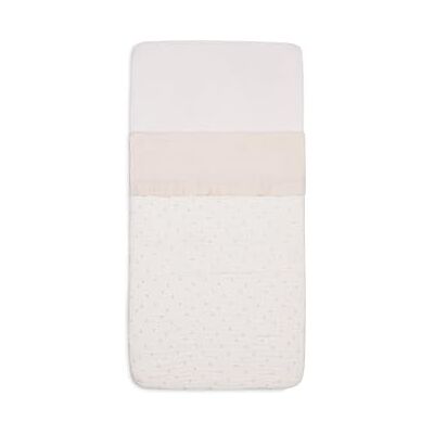 Jollein Prześcieradło do łóżeczka dziecięcego – Ruffle Ivory – 120 x 150 cm – 100% bawełna – certyfikat Öko-Tex – wygląd lnu – z falbankami – kolor kości słoniowej Jollein Prześcieradło do łóżeczka dziecięcego – Ruffle Ivory – 120 x 150 cm – 100% bawełna – certyfikat Öko-Tex – wygląd lnu – z falbankami – kolor kości słoniowej