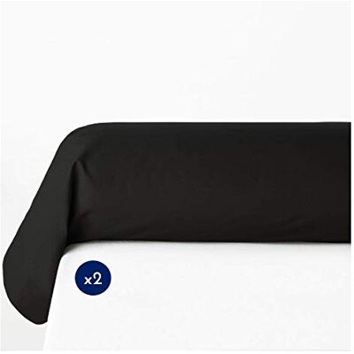 Home Linge Passion 2-pack poszewek na poduszki - Czarny, 85x185cm, 57F, Bawełna Home Linge Passion 2-pack poszewek na poduszki - Czarny, 85x185cm, 57F, Bawełna