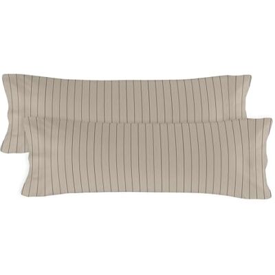 AlexandreHouse Oxford Poszewka na poduszkę 45x110 cm (x2) (Łóżko 180/200) Beżowy AlexandreHouse Oxford Poszewka na poduszkę 45x110 cm (x2) (Łóżko 180/200) Beżowy
