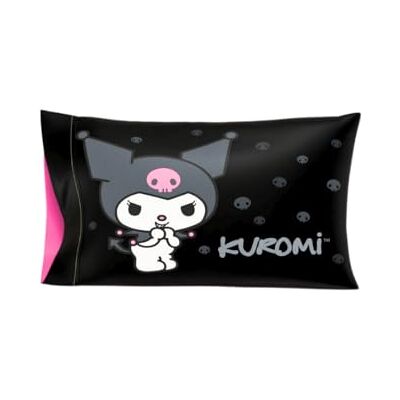 Franco Collectibles poszewka na poduszkę Hello Kitty & Friends My Melody & Kuromi jedwabista satynowa standardowa dwustronna, 20x30, do włosów i skóry (produkt oficjalnie licencjonowany) Franco Collectibles poszewka na poduszkę Hello Kitty & Friends My Melody & Kuromi jedwabista satynowa standardowa dwustronna, 20x30, do włosów i skóry (produkt oficjalnie licencjonowany)